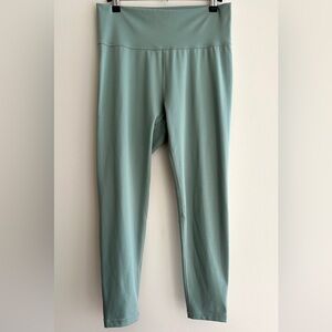 adidas Light Green Leggings, Women’s Activewear Leggings, Size Large